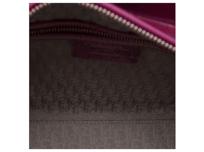 Dior Purple Large Patent Cannage Lady Dior Porpora - vista 4