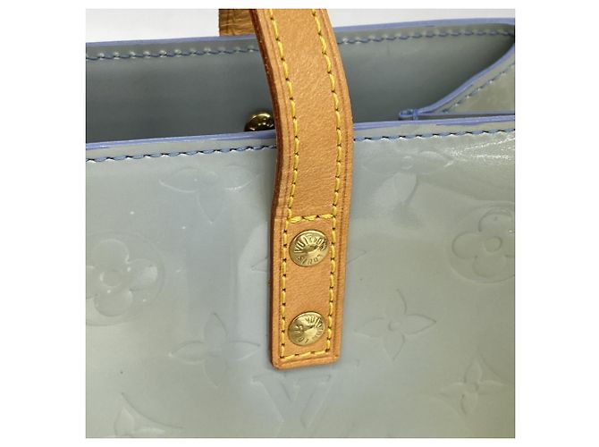 Borsa Louis Vuitton Vernis Lead PM Blu - vista 8