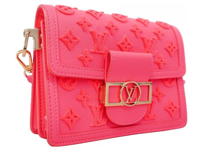 Borsa a tracolla Louis Vuitton Dauphine MINI Rosa - vista 2