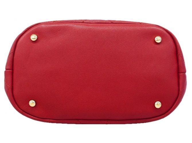 Borsa a tracolla Chanel Matelassé con catena Rosso - vista 3