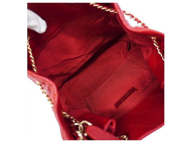 Borsa a tracolla Chanel Matelassé con catena Rosso - vista 4