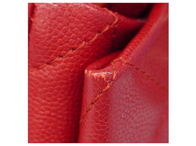 Borsa a tracolla Chanel Matelassé con catena Rosso - vista 7
