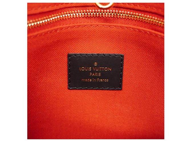 Borsa Louis Vuitton Monogram Giant Reverse OnTheGo PM Marrone - vista 5