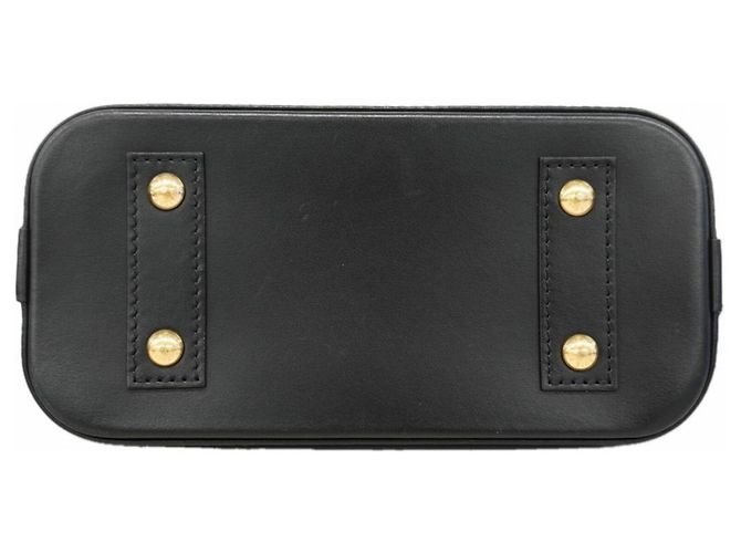 Louis Vuitton Alma BB Maltage Handtasche Schwarz Weiß - Ansicht 3