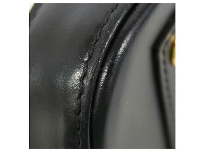 Louis Vuitton Alma BB Maltage Handtasche Schwarz Weiß - Ansicht 6