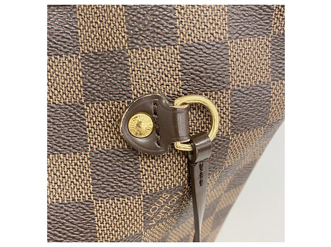 Borsa Tote Louis Vuitton Damier Neverfull MM in Ebene Damier ebene - vista 10