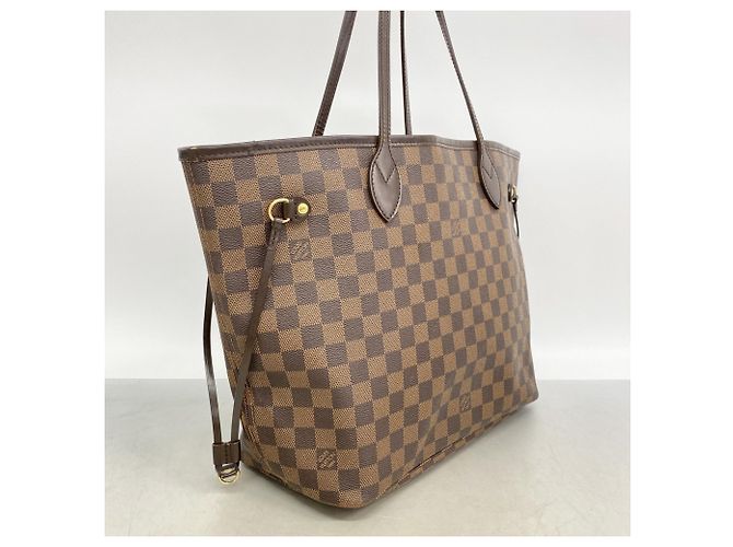 Borsa Tote Louis Vuitton Damier Neverfull MM in Ebene Damier ebene - vista 2