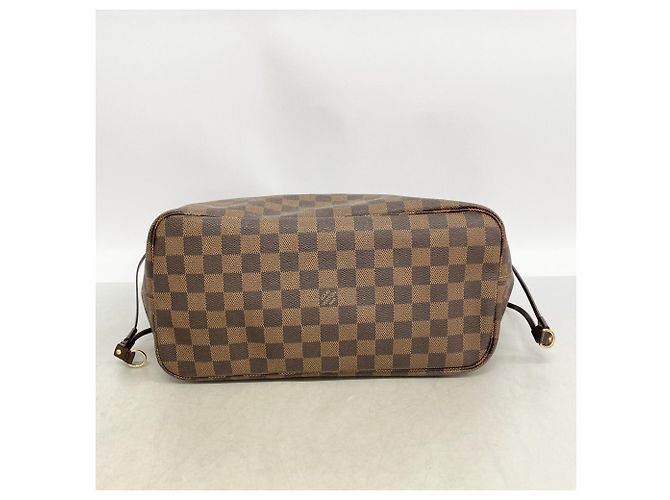 Borsa Tote Louis Vuitton Damier Neverfull MM in Ebene Damier ebene - vista 3