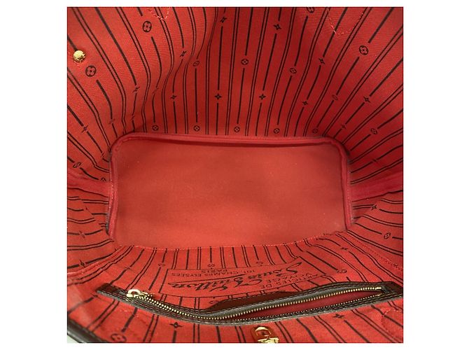 Borsa Tote Louis Vuitton Damier Neverfull MM in Ebene Damier ebene - vista 4