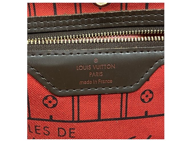 Borsa Tote Louis Vuitton Damier Neverfull MM in Ebene Damier ebene - vista 5