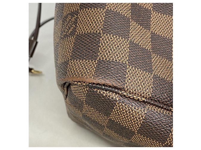 Borsa Tote Louis Vuitton Damier Neverfull MM in Ebene Damier ebene - vista 6