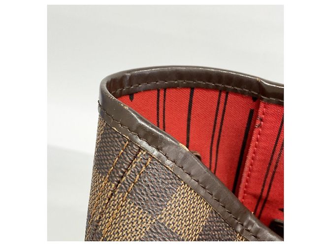 Borsa Tote Louis Vuitton Damier Neverfull MM in Ebene Damier ebene - vista 8