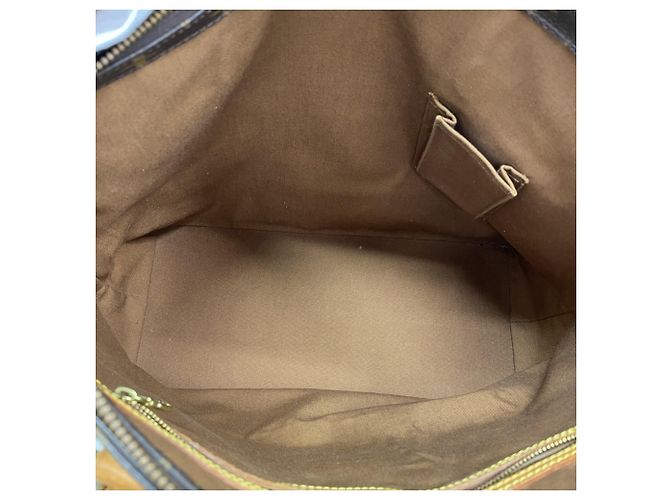 Borsa Cabas Mezzo Monogram Louis Vuitton Marrone - vista 4