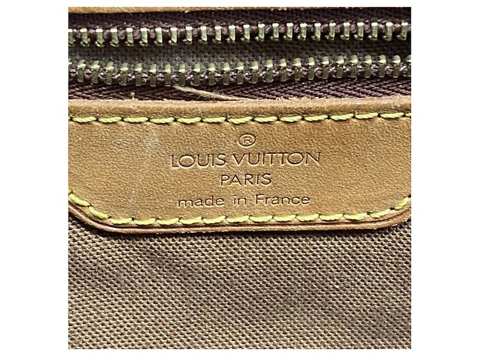 Borsa Cabas Mezzo Monogram Louis Vuitton Marrone - vista 5