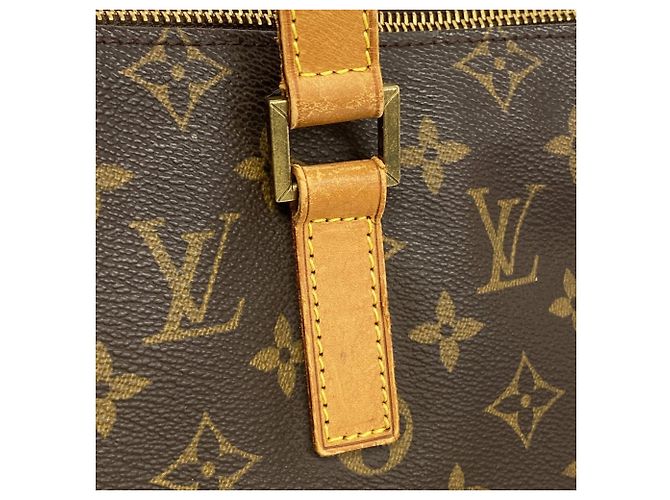 Borsa Cabas Mezzo Monogram Louis Vuitton Marrone - vista 9