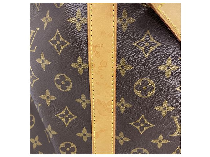 Louis Vuitton Boston Monogram Keepall Bandoulière 60 Marrone - vista 14