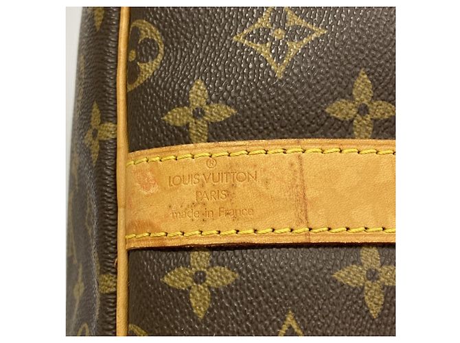 Louis Vuitton Boston Monogram Keepall Bandoulière 60 Marrone - vista 5
