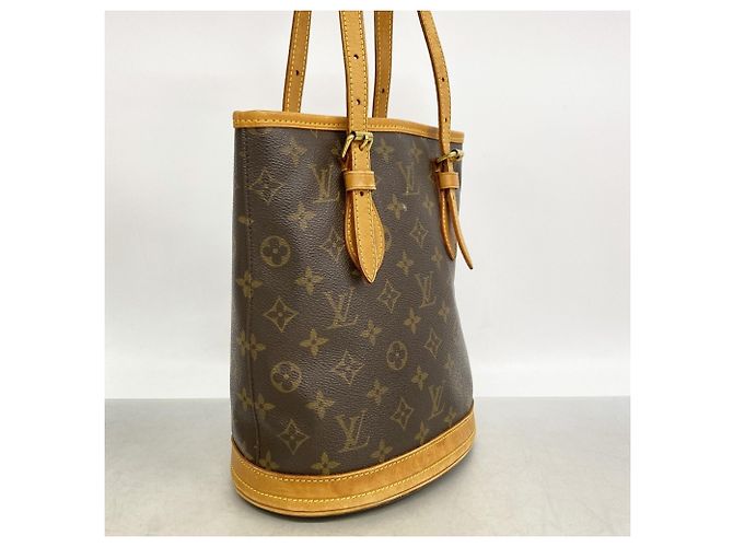 Louis Vuitton Monogram Bucket PM Tote Bag Braun - Ansicht 2