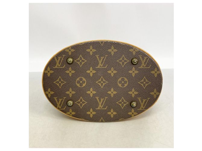 Louis Vuitton Monogram Bucket PM Tote Bag Braun - Ansicht 3