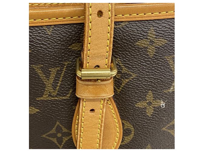 Louis Vuitton Monogram Bucket PM Tote Bag Braun - Ansicht 9