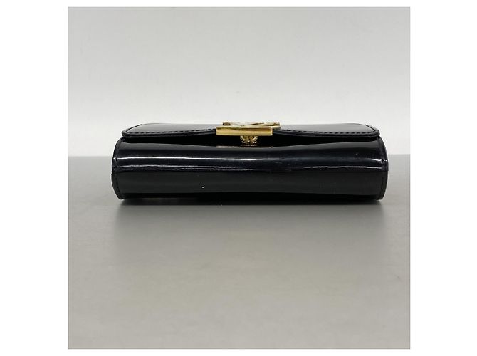 Borsa a tracolla Louis Vuitton Pochette Louise PM Black Nero - vista 3