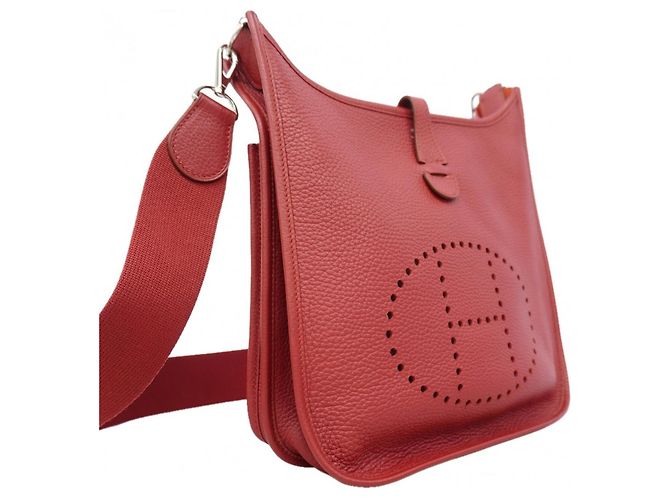 Hermès Borsa a tracolla Hermes Evelyne 3PM Marrone - vista 2