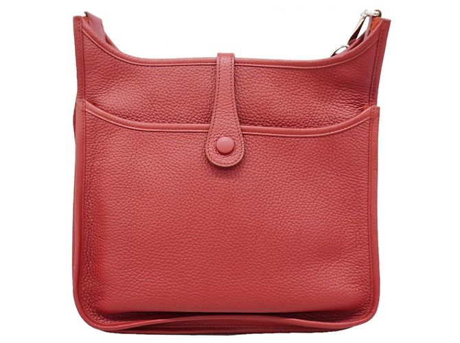 Hermès Borsa a tracolla Hermes Evelyne 3PM Marrone - vista 9