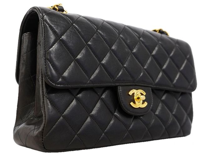 Borsa a tracolla Chanel Matelassé Nero - vista 2