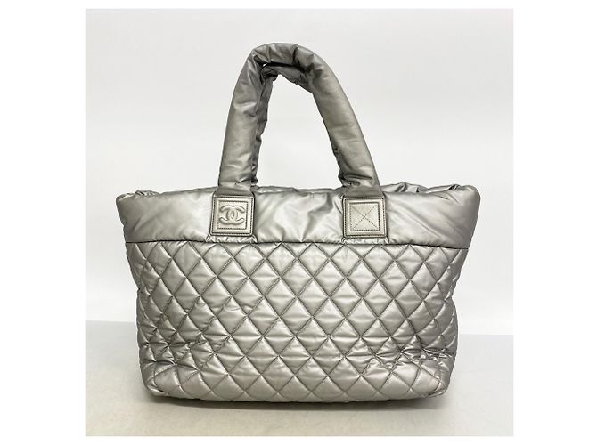 Chanel Coco Cocoon Tote Bag Grau Braun - Ansicht 11