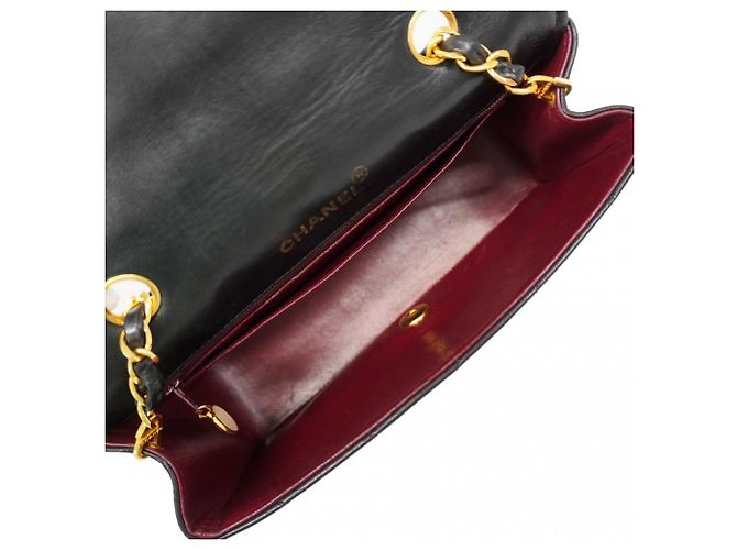 Borsa a tracolla Chanel Diana Chain Nero - vista 4
