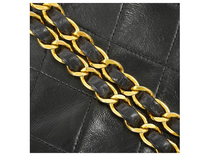 Borsa a tracolla Chanel Diana Chain Nero - vista 8