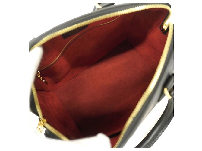 Borsa Louis Vuitton Monogram Empreinte Bicolor Speedy Bandoulière 25 Nero Beige - vista 4
