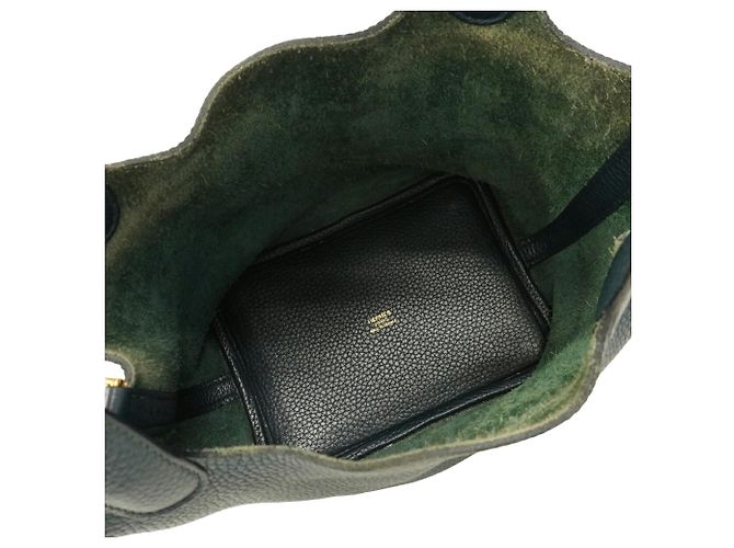 Hermès Borsa Hermes Picotin Lock PM in Verde - vista 4