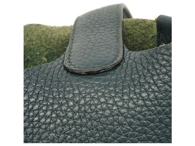 Hermès Borsa Hermes Picotin Lock PM in Verde - vista 8