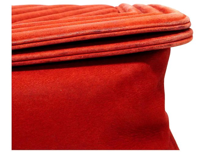 Borsa a tracolla Chanel Boy Rosso - vista 12
