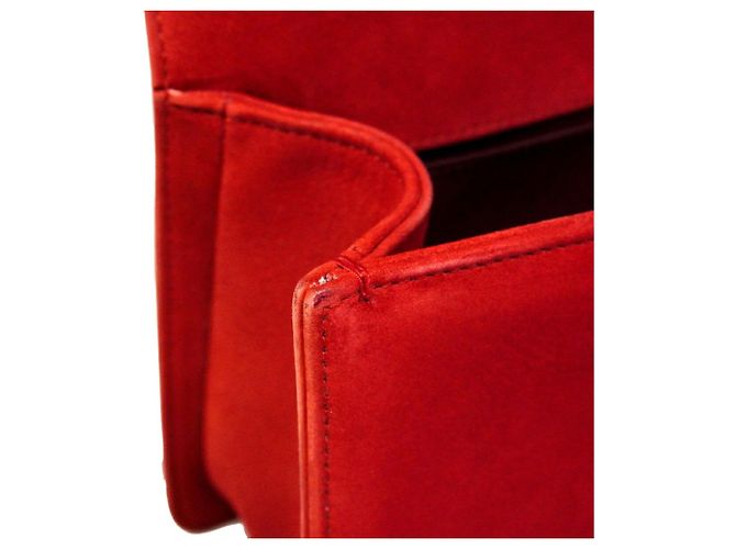 Borsa a tracolla Chanel Boy Rosso - vista 8