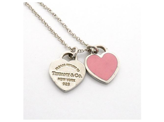 Collana Tiffany & Co. Double Return to Heart Rosa - vista 6