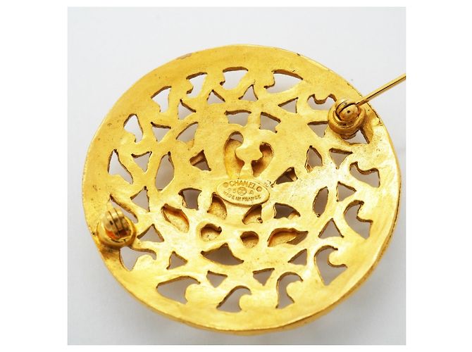 Timeless Spilla Chanel placcata oro D'oro - vista 4