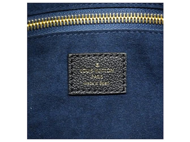 Borsa Tote Louis Vuitton Monogram Empreinte Neverfull MM Nero - vista 5
