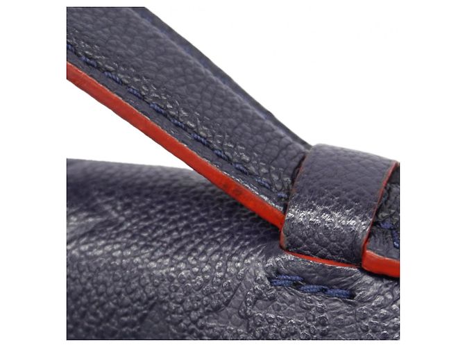 Borsa Louis Vuitton Monogram Empreinte Pochette Metis MM Rosso - vista 11