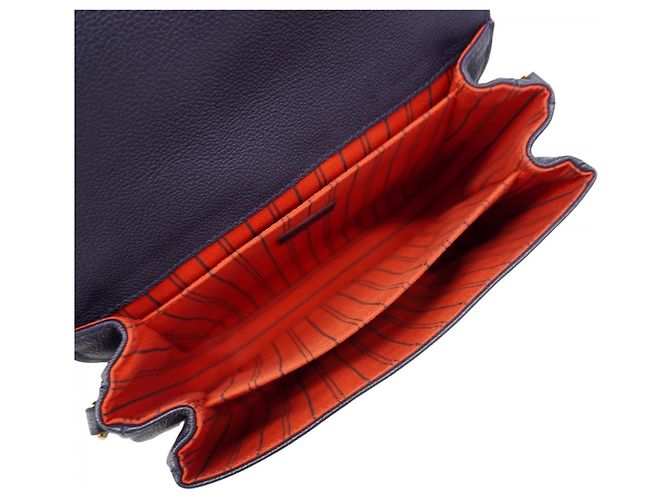 Borsa Louis Vuitton Monogram Empreinte Pochette Metis MM Rosso - vista 4