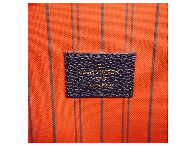 Borsa Louis Vuitton Monogram Empreinte Pochette Metis MM Rosso - vista 5