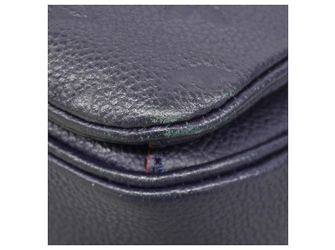 Borsa Louis Vuitton Monogram Empreinte Pochette Metis MM Rosso - vista 7