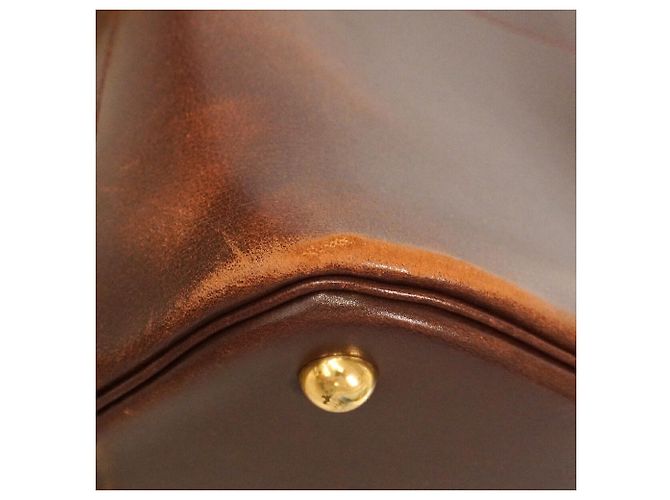 Hermès Borsa Hermes Bolide 31 in pelle di vitello Box Brûlée Marrone - vista 6