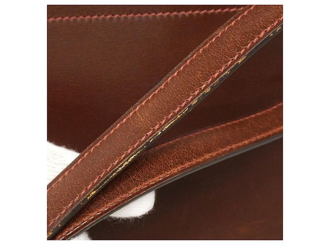 Hermès Borsa Hermes Bolide 31 in pelle di vitello Box Brûlée Marrone - vista 9