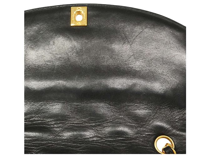 Borsa a tracolla Chanel Diana Chain Nero - vista 10