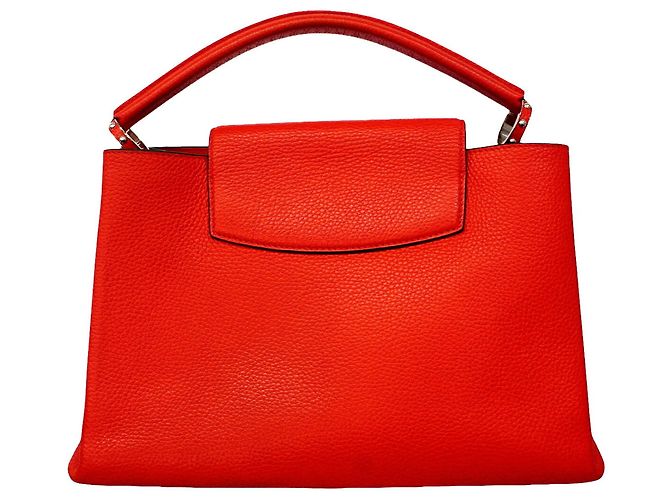 Borsa a tracolla Louis Vuitton Capucines MM Rosso - vista 11