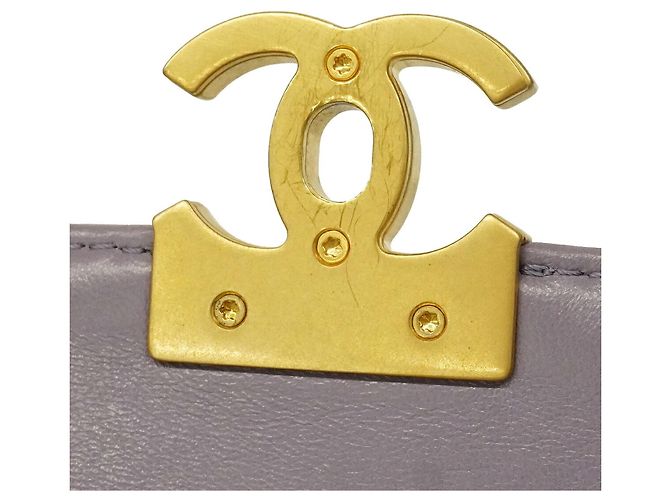 Borsa a tracolla con catena Chanel Matelassé Porpora - vista 12