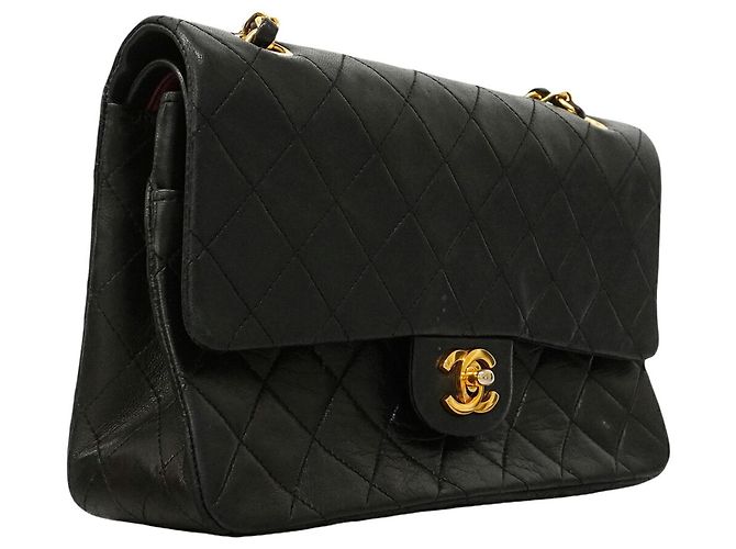 Chanel Matelassé Schultertasche Schwarz - Ansicht 2