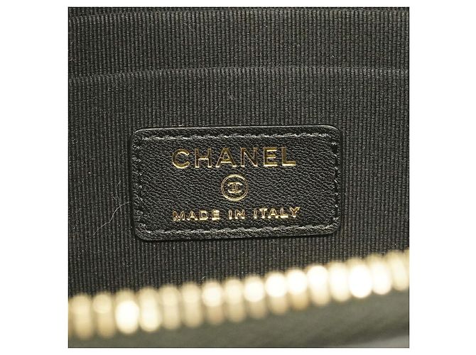 Vanity Borsa a tracolla Chanel Matelassé con catena Nero - vista 5